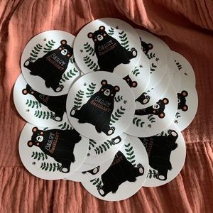 “Beary Excellent” Waterproof sticker
